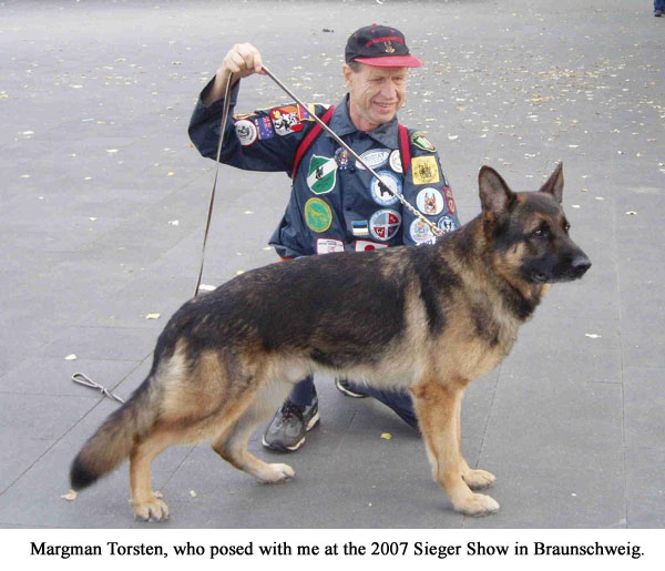 Margman Torsten, who posed with me at the 2007 Sieger Show in Braunschweig.